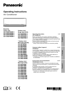 Manual de uso Panasonic CU-2TZ41TBE Aire acondicionado