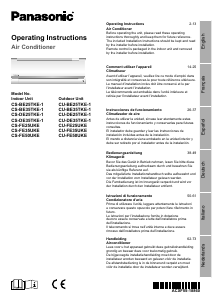 Manual Panasonic CU-BE35TKE1 Air Conditioner