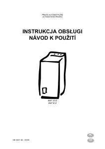 Manuál Electrolux EWT812 Pračka