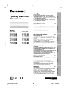 Handleiding Panasonic CU-DE25TKE Airconditioner