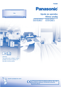 Priručnik Panasonic CU-E15JKE3 Klimatizacijski uređaj
