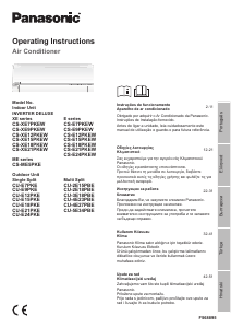 Manual Panasonic CU-E15PKE Ar condicionado
