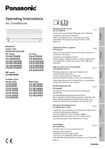Handleiding Panasonic CU-E18PKE Airconditioner
