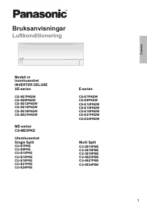 Bruksanvisning Panasonic CU-E18PKE Luftkonditionering