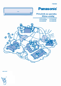 Priručnik Panasonic CU-E24GKE Klimatizacijski uređaj
