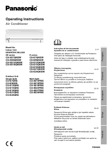 Manual Panasonic CU-E24QKE Ar condicionado
