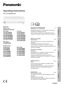 Priručnik Panasonic CU-E9PKE Klimatizacijski uređaj