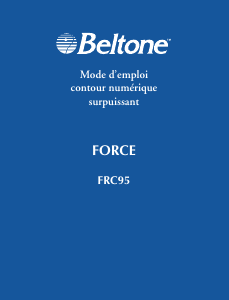 Mode d’emploi Beltone FRC95 Force Aide auditive