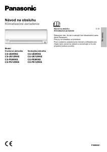 Návod Panasonic CU-PE9RKE Klimatizácia