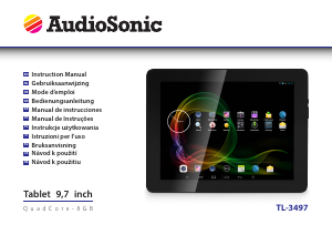 Instrukcja AudioSonic TL-3497 Tablet