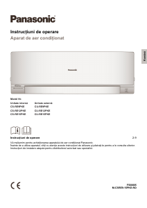 Manual Panasonic CU-RE15PKE Aer condiționat