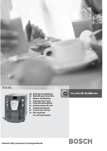 Instrukcja Bosch TCA 6001 Ekspres do kawy