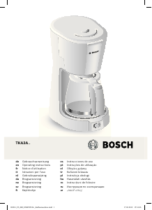 Bedienungsanleitung Bosch TKA 3A014 Kaffeemaschine