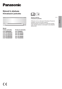 Manuál Panasonic CU-TZ24SKE Klimatizace