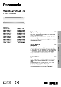 Kullanım kılavuzu Panasonic CU-UZ35VKE Klima