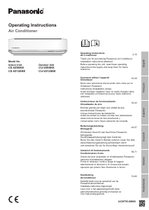 Mode d’emploi Panasonic CU-VZ12SKE Climatiseur