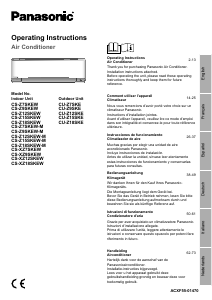Mode d’emploi Panasonic CU-Z12SKE Climatiseur