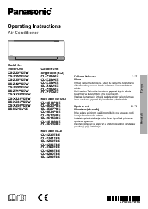 Priručnik Panasonic CU-Z25VKE Klimatizacijski uređaj