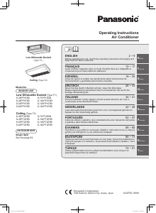 Kullanım kılavuzu Panasonic S-100PF1E5 Klima