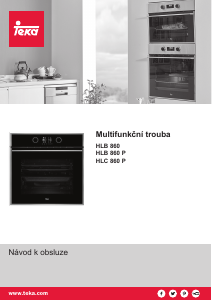 Manuál Teka HLB 860 Trouba