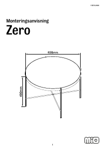 Instrukcja Mio Zero Stolik