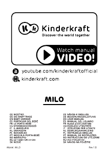 Manual Kinderkraft Milo Marsupiu