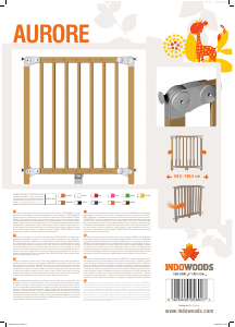 Bedienungsanleitung Indowoods Aurore Kinderschutzgitter