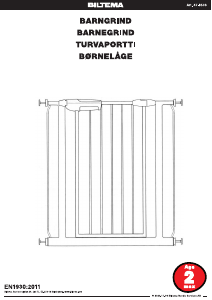 Käyttöohje Biltema 47-8503 Vauvaportti