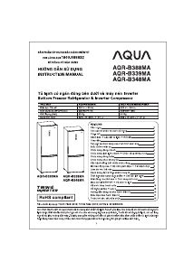 Hướng dẫn sử dụng Aqua AQR-B339MA Tủ đông lạnh