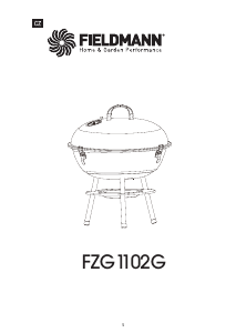 Manuál Fieldmann FZG 1102G Gril