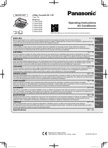 Kullanım kılavuzu Panasonic S-28MY2E5 Klima