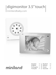 Manuale Miniland Digimonitor 3.5 Touch Baby monitor