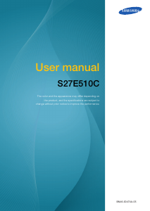 Manual Samsung S27E510C LCD Monitor