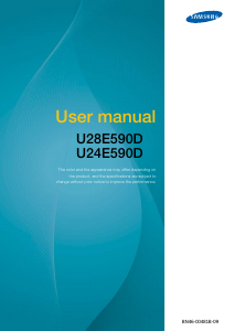 Manual Samsung U24E590D LCD Monitor
