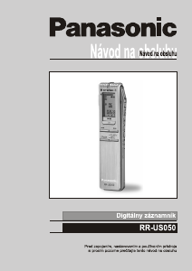 Návod Panasonic RR-US050 Záznamník zvuku