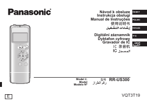 Manual Panasonic RR-US300 Gravador de voz