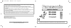Használati útmutató Panasonic RR-US380 Hangrögzítő