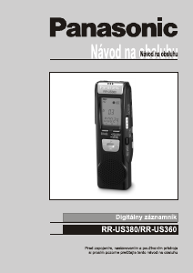 Návod Panasonic RR-US380 Záznamník zvuku