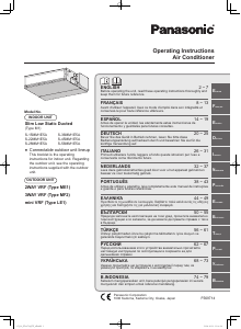 Kullanım kılavuzu Panasonic S-56MM1E5 Klima