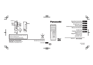 Manual de uso Panasonic RR-XS350 Grabadora de voz