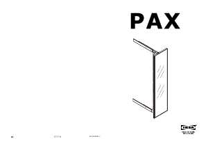 Brugsanvisning IKEA PAX Spejl