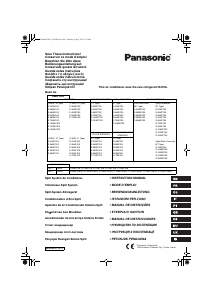 Manual Panasonic U-10MF1E8 Ar condicionado
