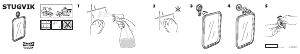 说明书 宜家STUGVIK镜子