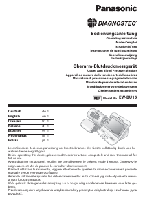 Manual Panasonic EW-BU15 Blood Pressure Monitor