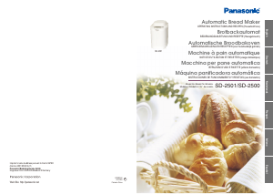 Handleiding Panasonic SD-2501WXC Broodbakmachine