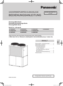 Bedienungsanleitung Panasonic U-20GF2E5 Klimagerät