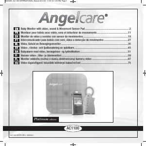 Manual Angelcare AC1100 Baby Monitor