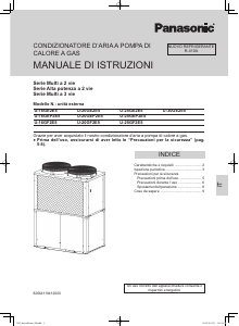 Manuale Panasonic U-25GF2E5 Condizionatore d’aria