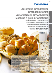 Bedienungsanleitung Panasonic SD-254 Brotbackautomat