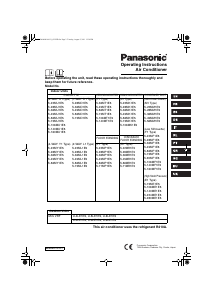 Manual Panasonic U-4LE1E5 Ar condicionado